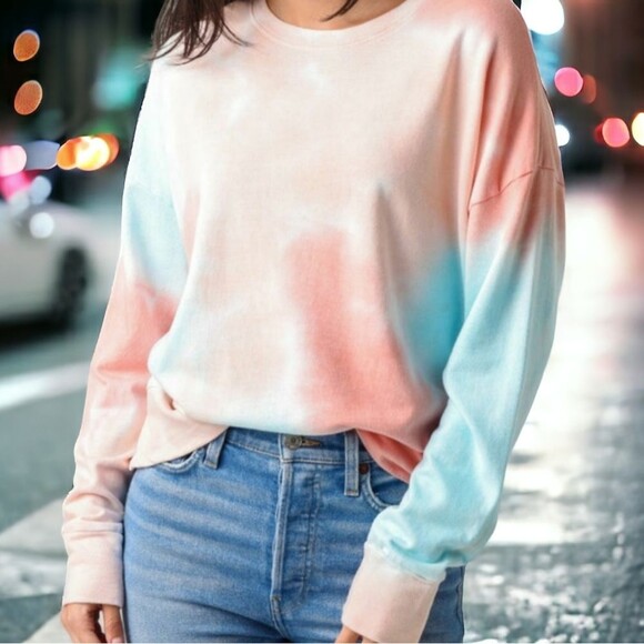 Sundry Tops - Sundry Tie-Dye Sweatshirt